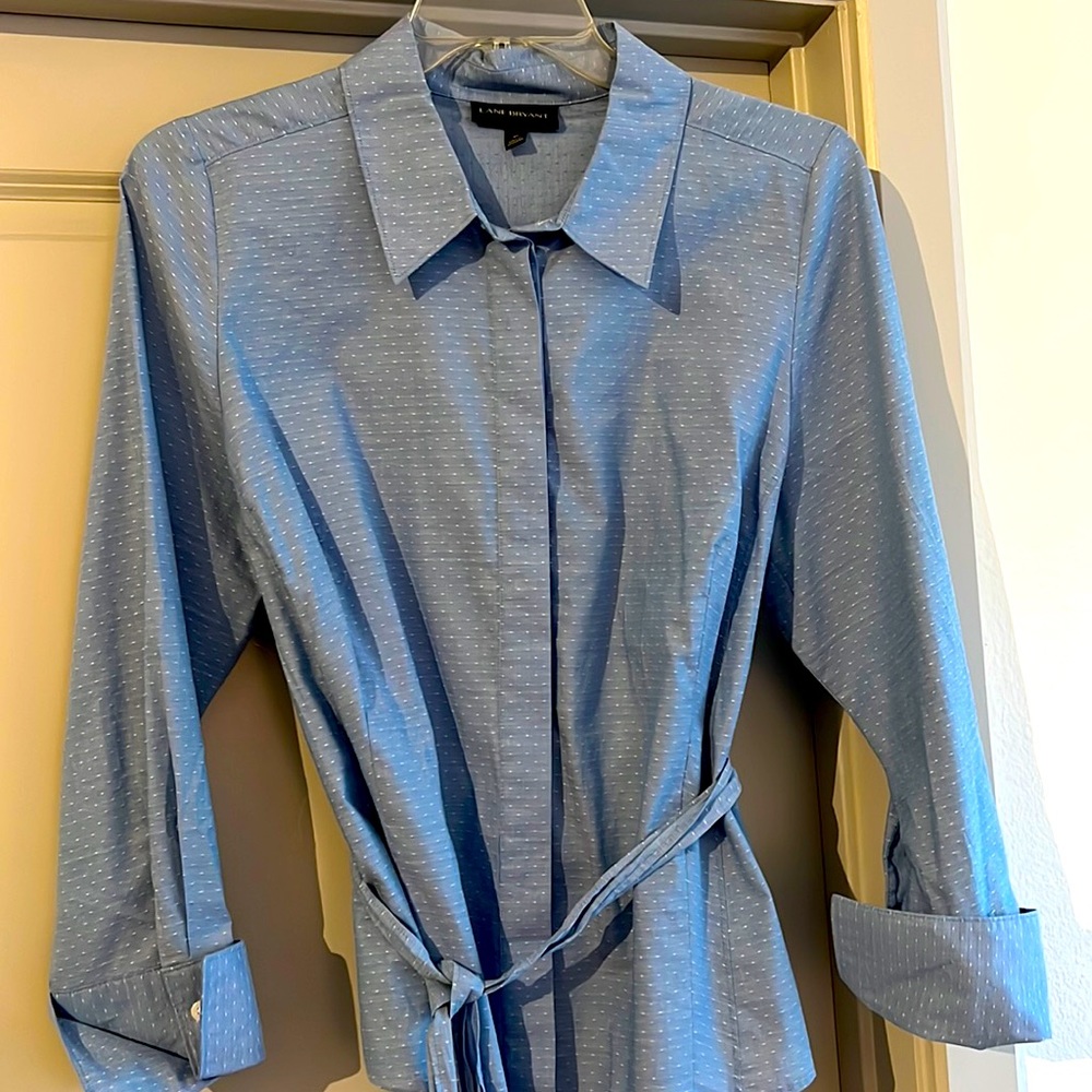 Classic button down with some fun touches!